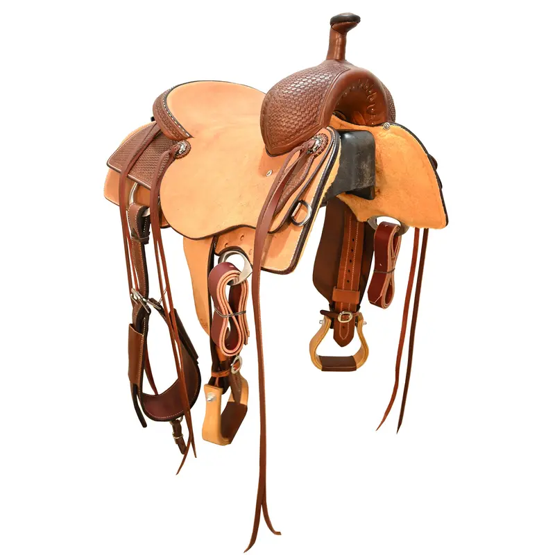 New! 15.5" Scott Thomas Ranch Cutting Saddle 1