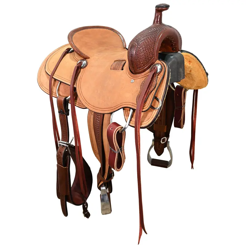 New! 15.5" Scott Thomas Saddlery Ranch Cutting Saddle 1