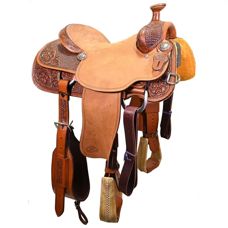 New! 15" Billy Cook Roping Saddle 1