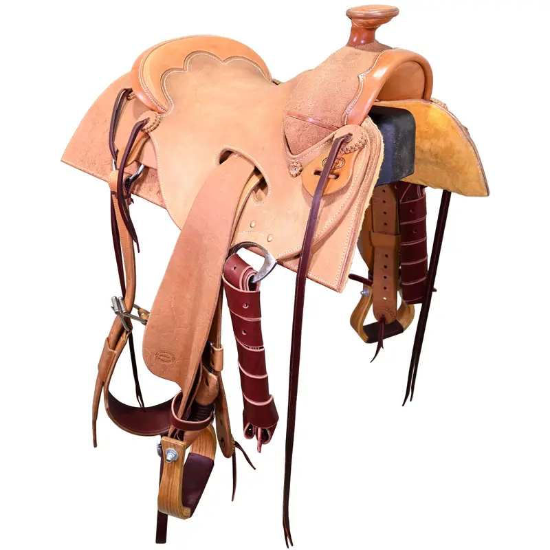 New! 15" Coolhorse By Wes Mastic Ranch Saddle 1