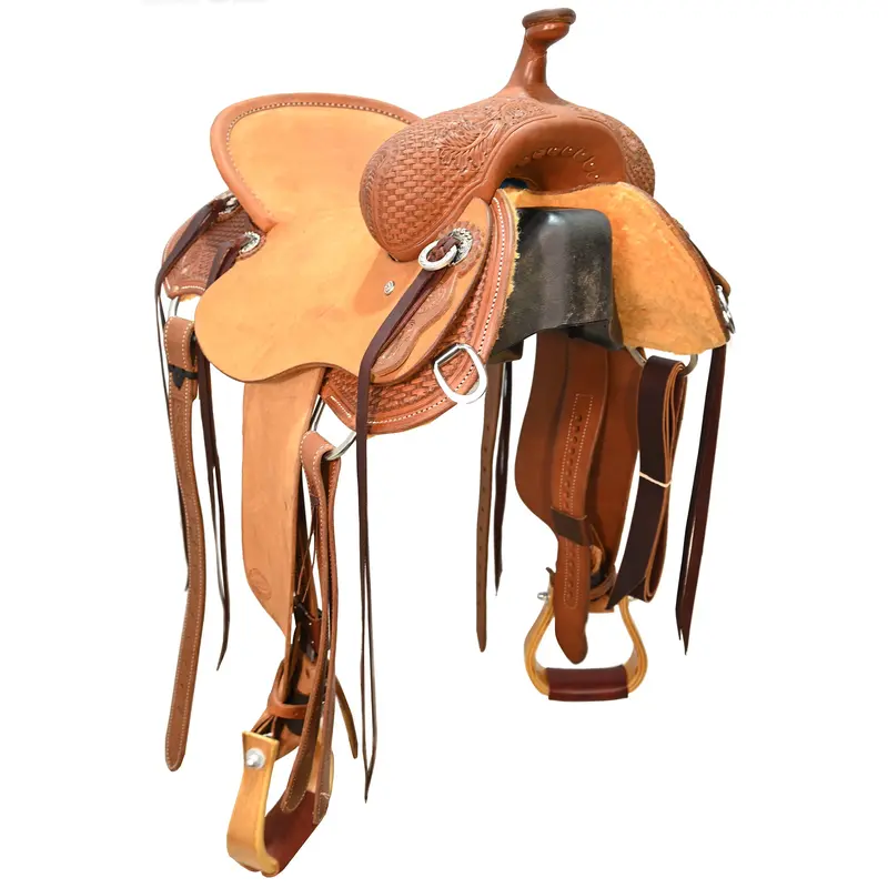 New! 15" Hr Custom Staci James Ranch Saddle 1