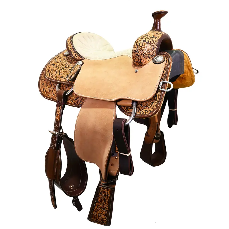 New! 15" Martin Team Roping Saddle 1