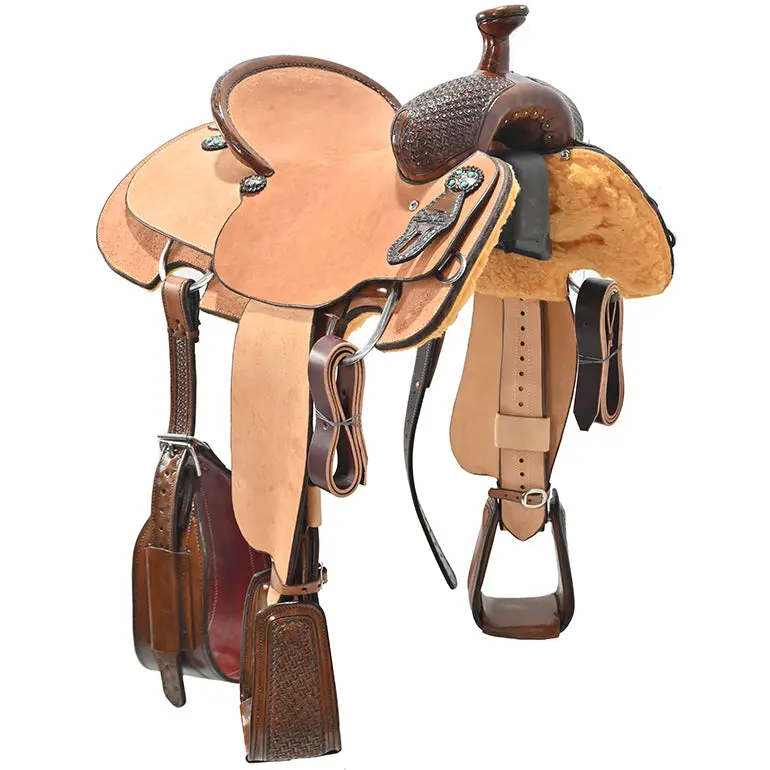 New! 15" Scott Thomas Team Roping Saddle 1