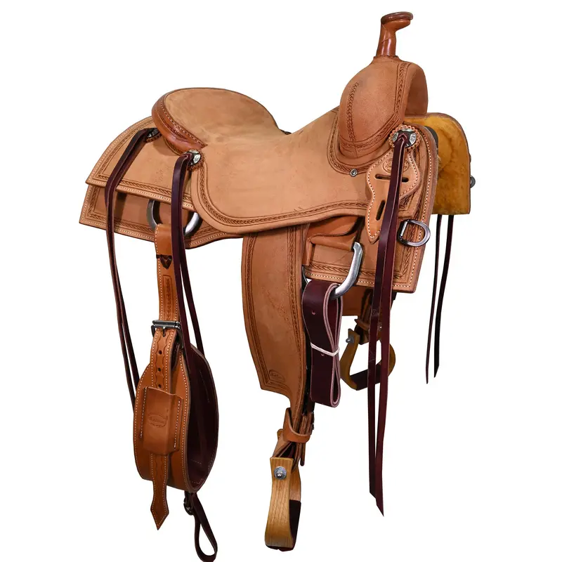 New! 16.5" Hud Roberts Signature Series Ranch Cutting Saddle 1