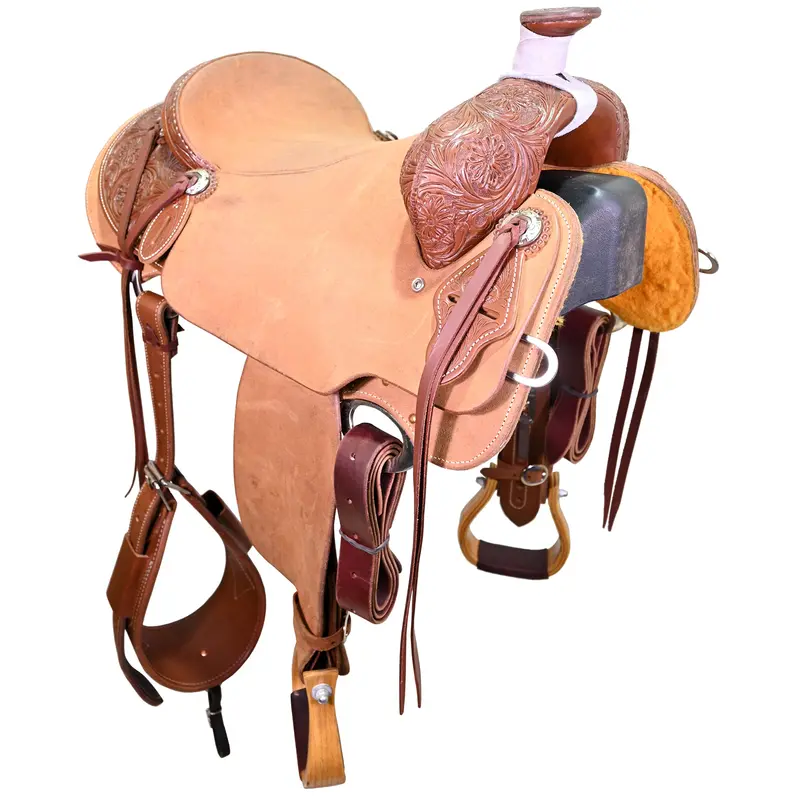 New! 16" Cactus Ranch Saddle 1