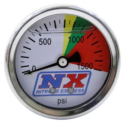 Nitrous Express Nitrous Pressure Gauge Only (0-1500 Psi) 1