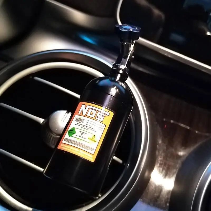 Nos Nitrous Bottle Air Freshener Clip-On – Racing Style Car Air Freshener With Lemon Scent 5