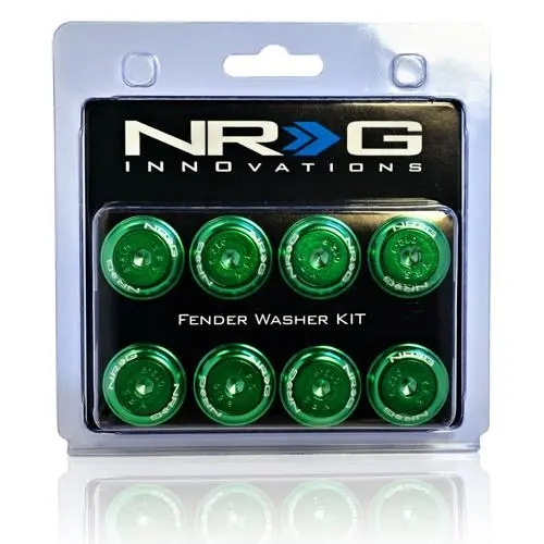 Nrg (Fw-800Gn)  Fender Washer Kit; Rivets For Plastic; Color Matched; Set Of 8 1