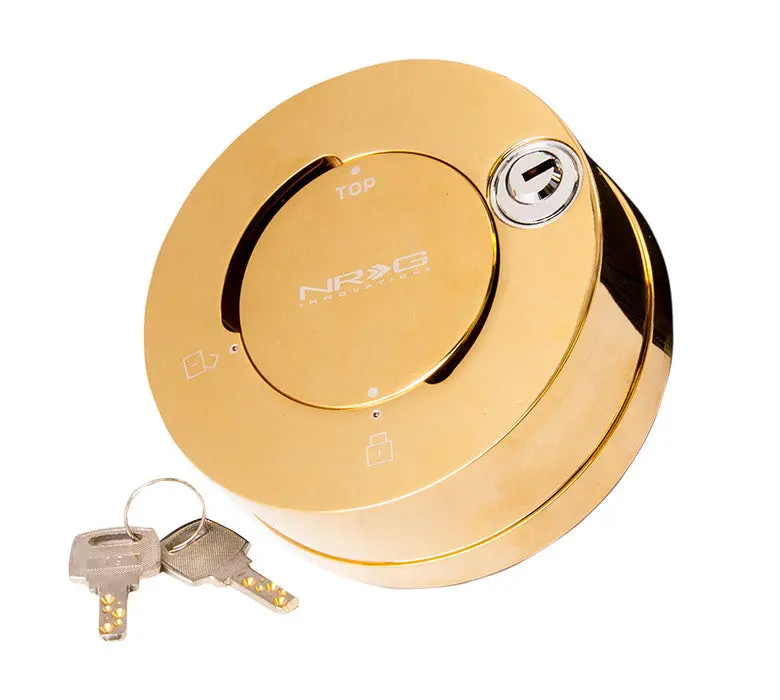 Nrg Innovations Steering Wheel Quick Lock - Gold 1