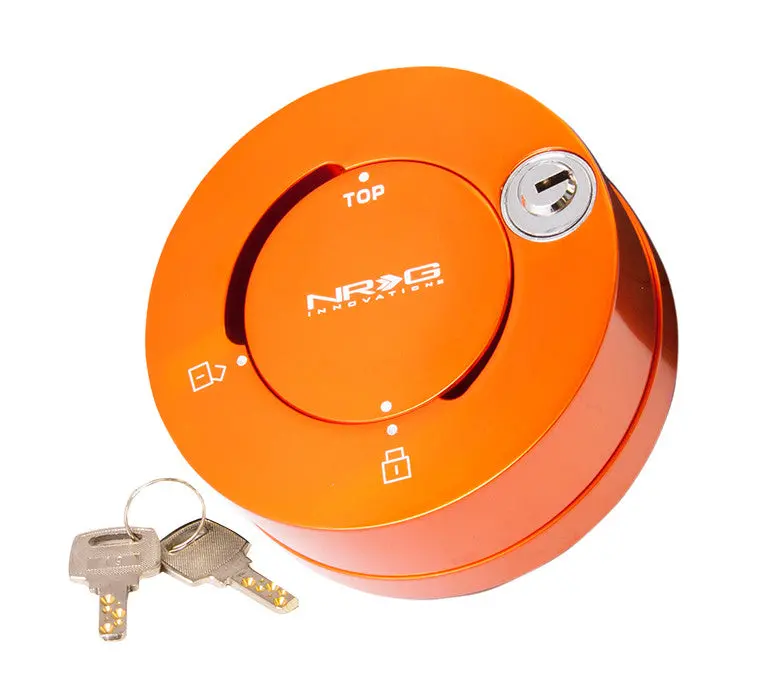 Nrg Innovations Steering Wheel Quick Lock - Orange 1
