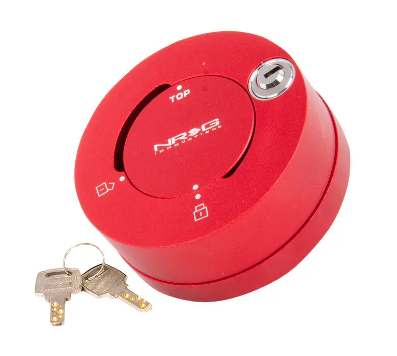 Nrg Innovations Steering Wheel Quick Lock - Red 1