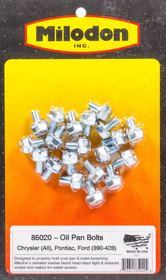 Oil Pan Bolt Kit Bbm 1