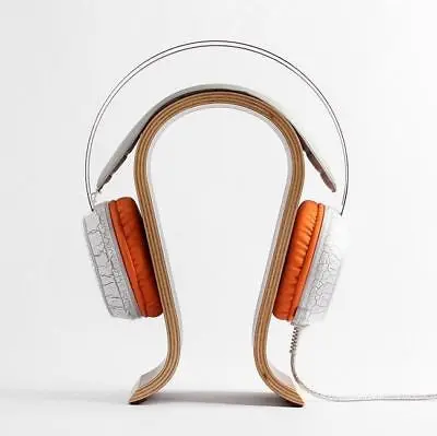 Omega Wooden Headphone Stand - Walnut 1