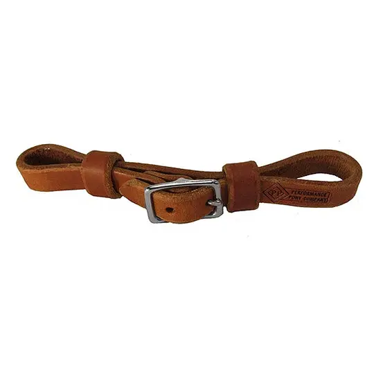 Performance Pony Leather Curb Strap 1