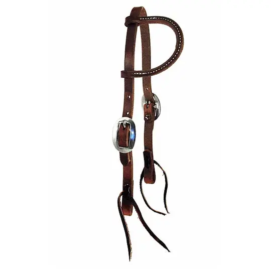 Performance Pony Mini Slip Ear Dark Oil Headstall 1