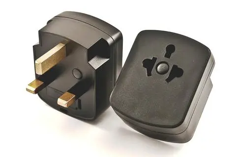 Plug Converter, 3 Prong Us To Uk/China Grounded 1