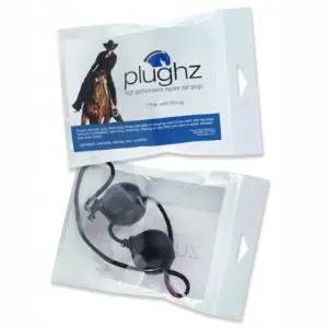 Plughz Horse Ear Plugs 1 Pair With Attached Cord 1