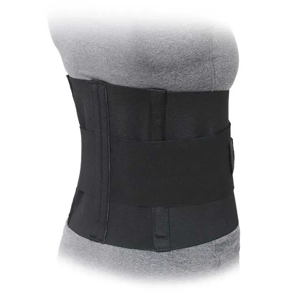 Premium Lumbar Sacral Support With Abdominal Belt (White And Black) 1