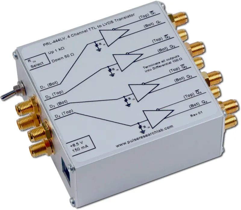 Prl-444Lv, 4 Channel Ttl/Cmos To Lvds Level Translator And Line Driver 1