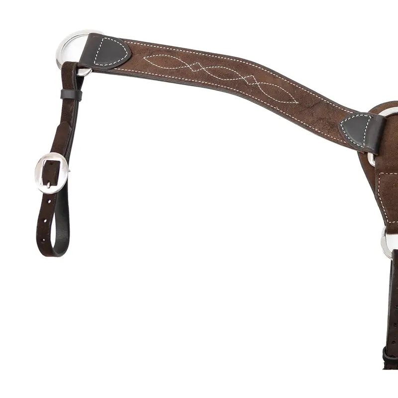 Professional's Choice 2" Chocolate Roughout Gunslinger Stitched Breast Collar 2