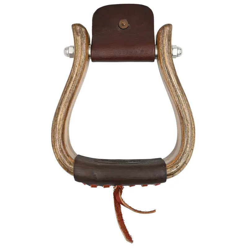 Professional's Choice 2" Stained Wood Stirrups 2