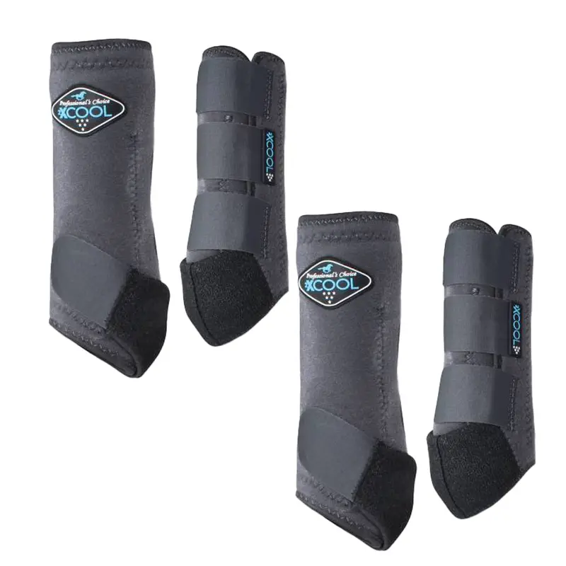 Professional's Choice 2Xcool Sports Medicine Boot Value 4 Pack- Charcoal 1