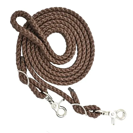 Professional's Choice 5/8" Flat Braided Roping Reins 1