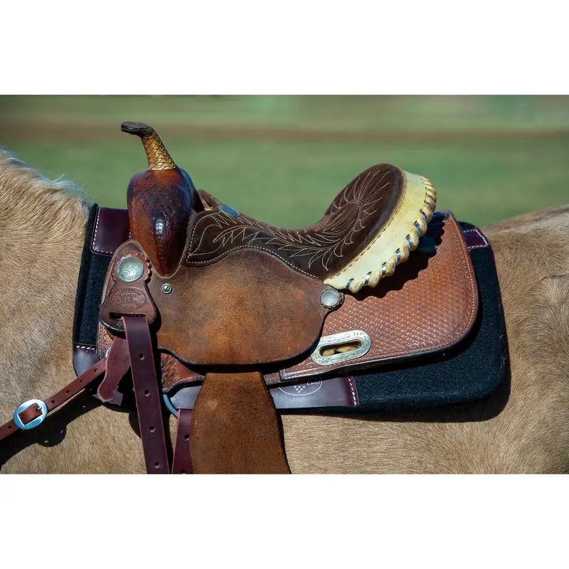 Professional's Choice Black Felt Pony Saddle Pad 2