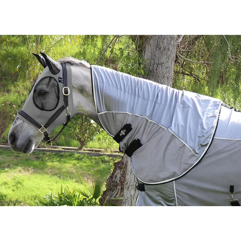 Professional's Choice Comfort Fit Fly Neck Cover- Charcoal/Black 1