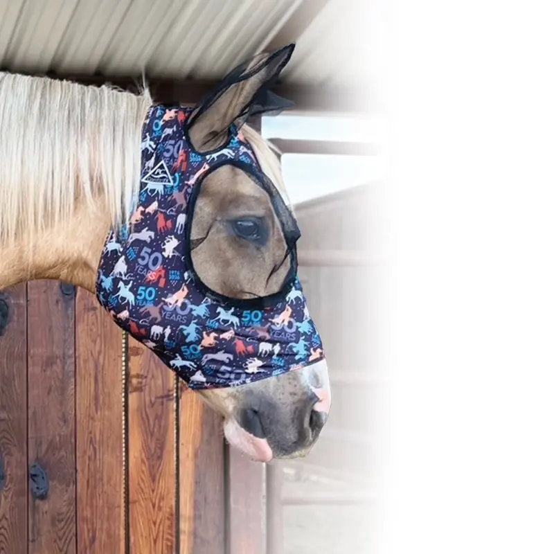 Professional's Choice Comfort Fit Lycra Fly Mask- Pc 50Th 1
