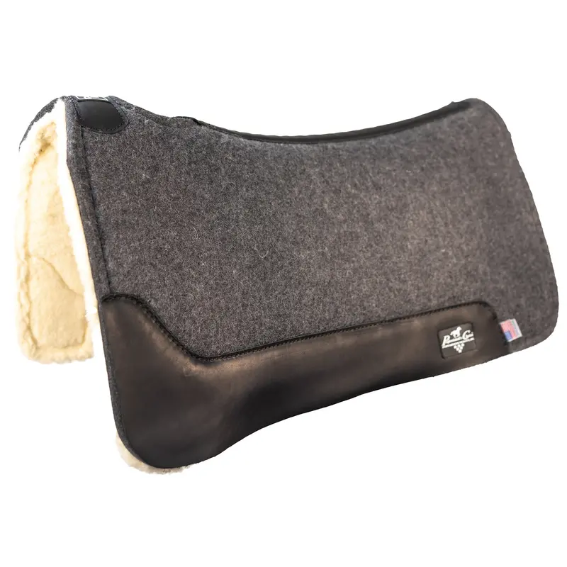 Professional's Choice Cowboy Felt Deluxe Roper Saddle Pad- 31.5"X34" 1