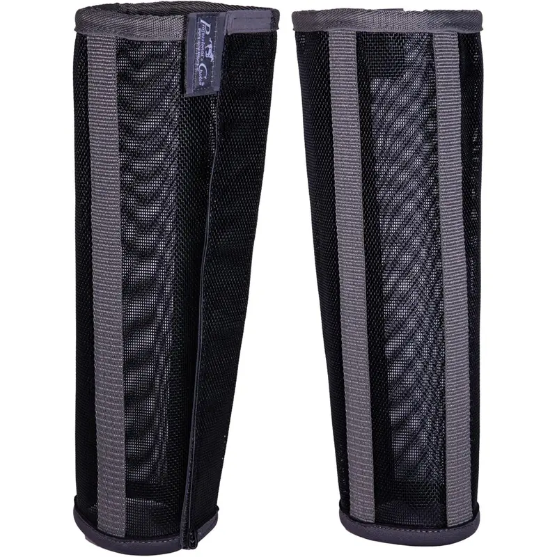 Professional's Choice Deluxe Fly Boots (4 Pack)- Black 1