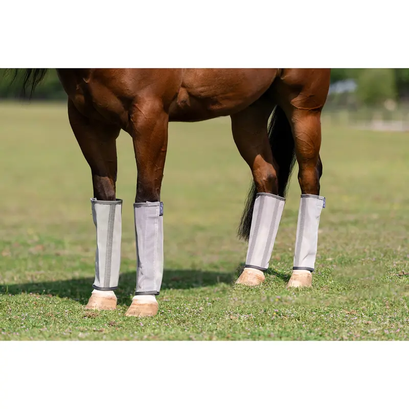 Professional's Choice Deluxe Fly Boots (4 Pack)- Charcoal 2