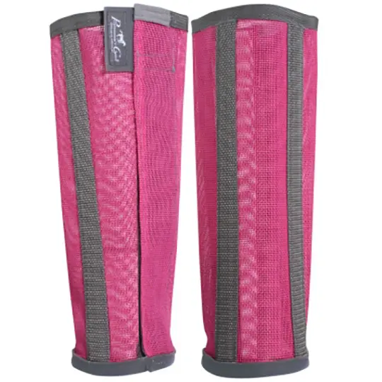 Professional's Choice Deluxe Fly Boots (4 Pack)- Pink 1
