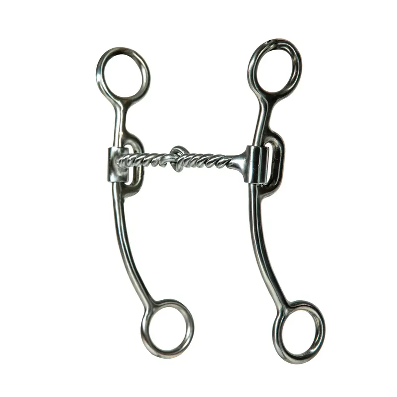 Professional's Choice Equisential 7" Shanked Twisted Wire Snaffle Bit 1