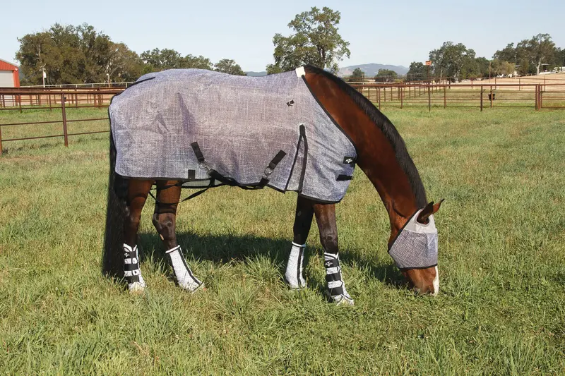 Professional's Choice Fly Sheet- Grey/Black 1