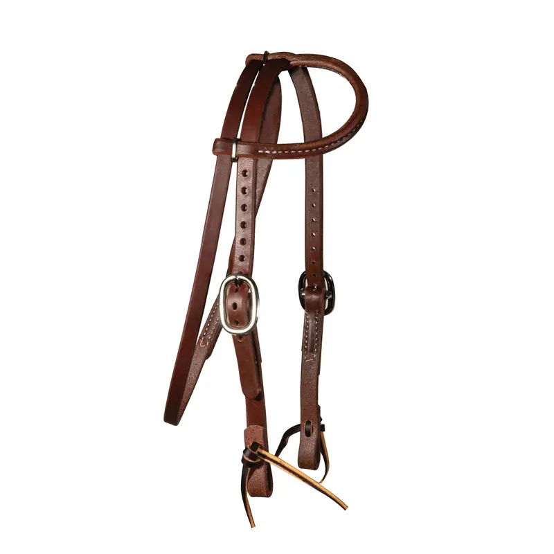 Professional's Choice Heavy Oil Pony Slip Ear Headstall W/ Throatlatch 1