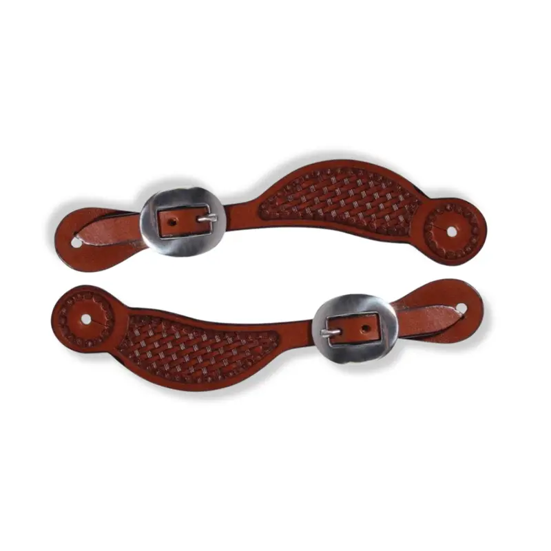 Professional's Choice Hombre Basketweave Youth Spur Straps 1