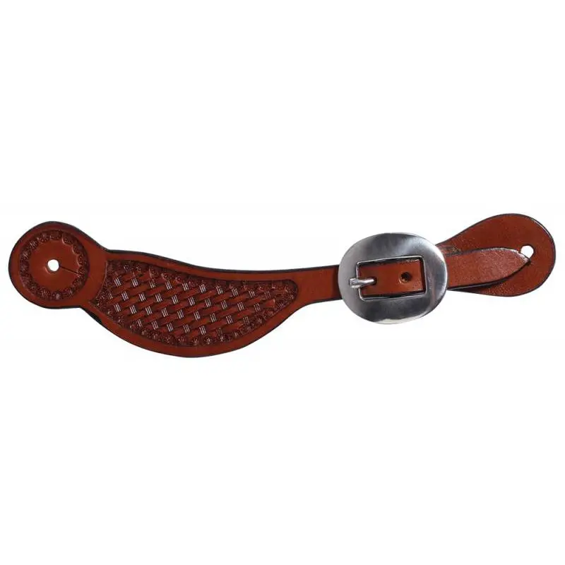 Professional's Choice Hombre Basketweave Youth Spur Straps 2