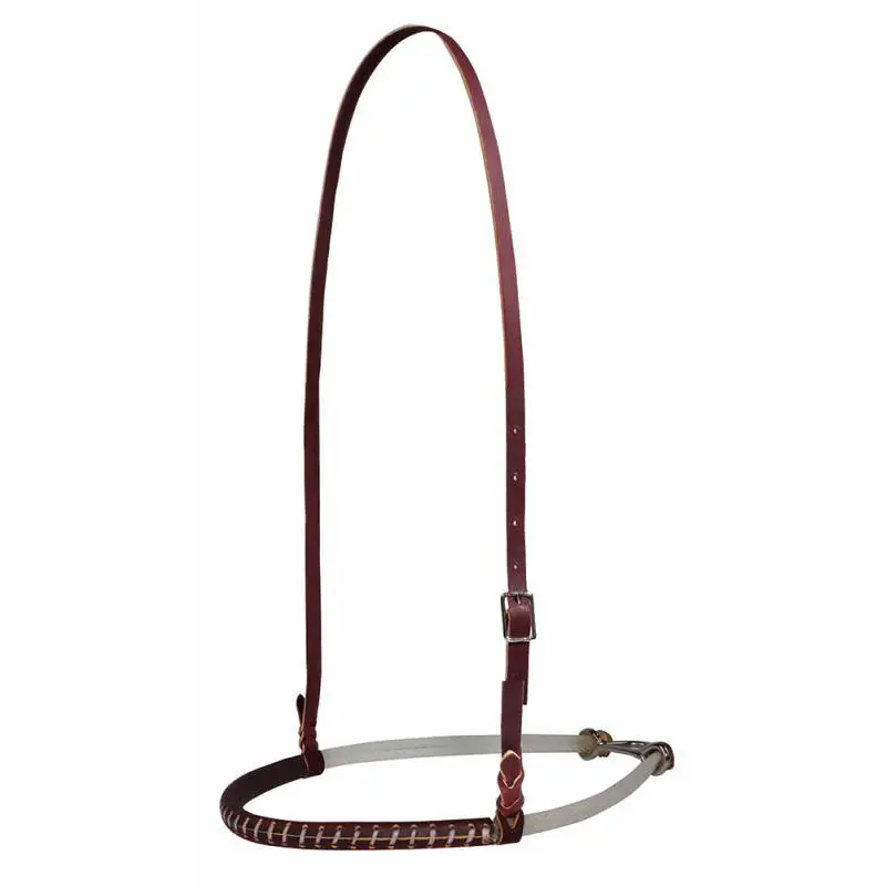 Professional's Choice Leather Covered Double Rope Nosband 1