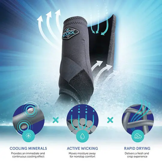 Professional's Choice Limited Edition 2Xcool Sports Medicine Boot Value 4 Pack- Pony Tracks 2
