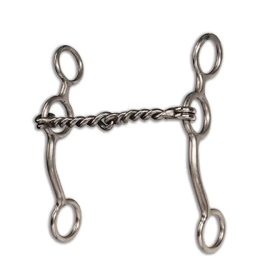 Professional's Choice Long Shank Twisted Wire Junior Cow Horse Bit 1