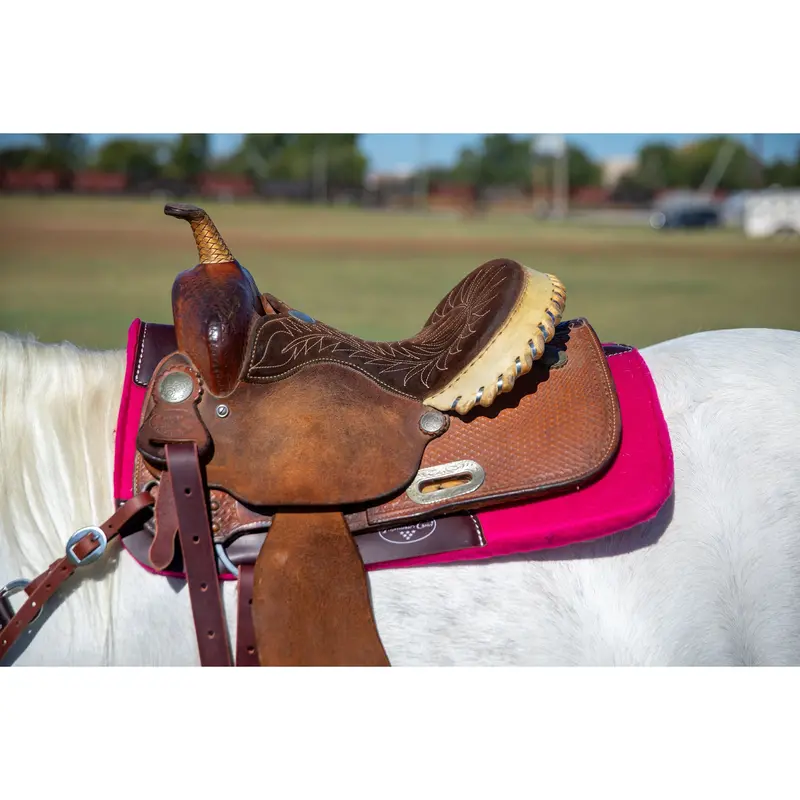 Professional's Choice Pink Felt Pony Saddle Pad 2