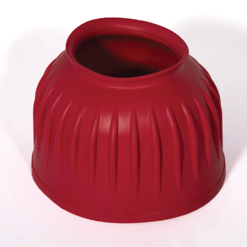 Professional's Choice Pull On Rubber Bell Boots- Red 1