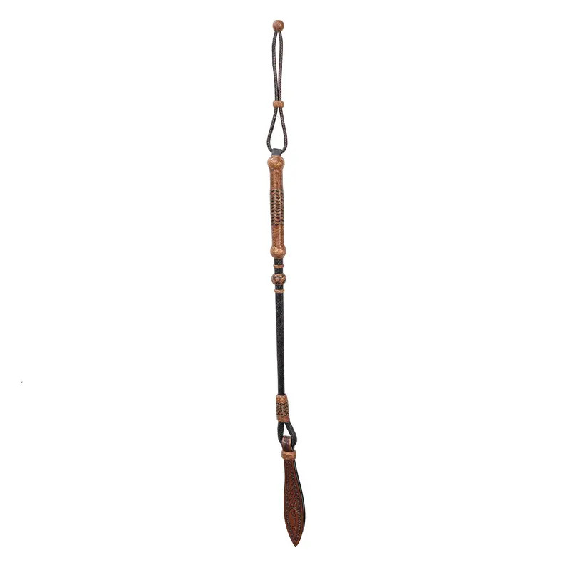 Professional's Choice Rawhide Quirt- Black/Brown 1