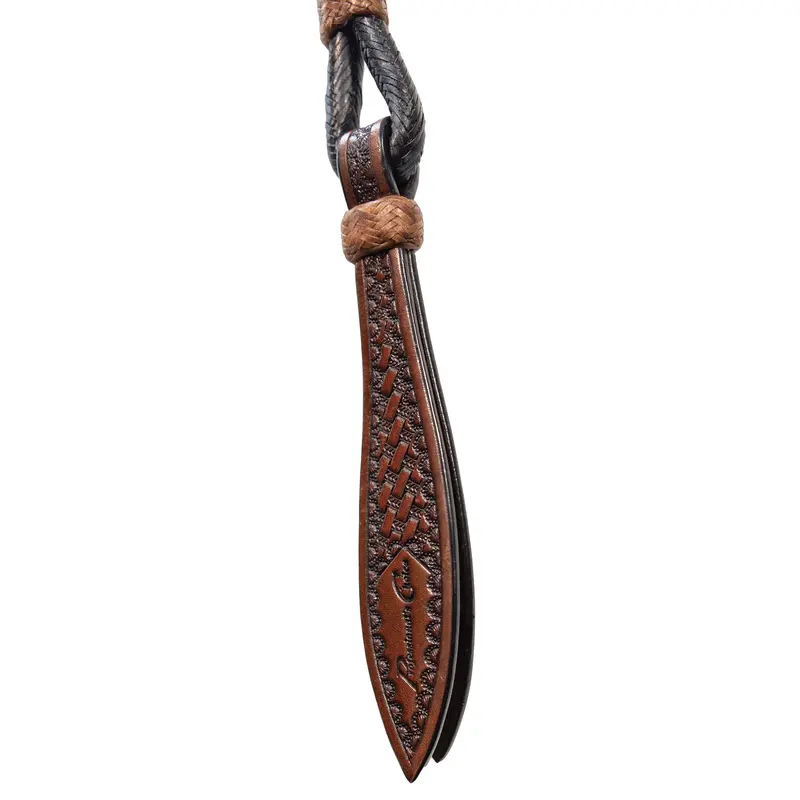 Professional's Choice Rawhide Quirt- Black/Brown 2