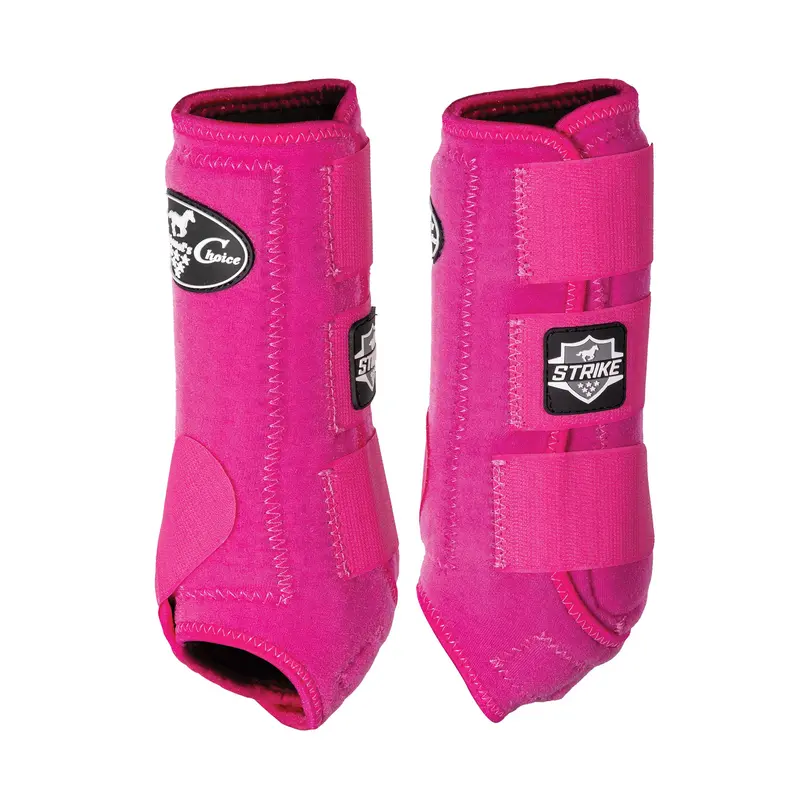 Professional's Choice Strike Front Sports Medicine Boots- Raspberry 1