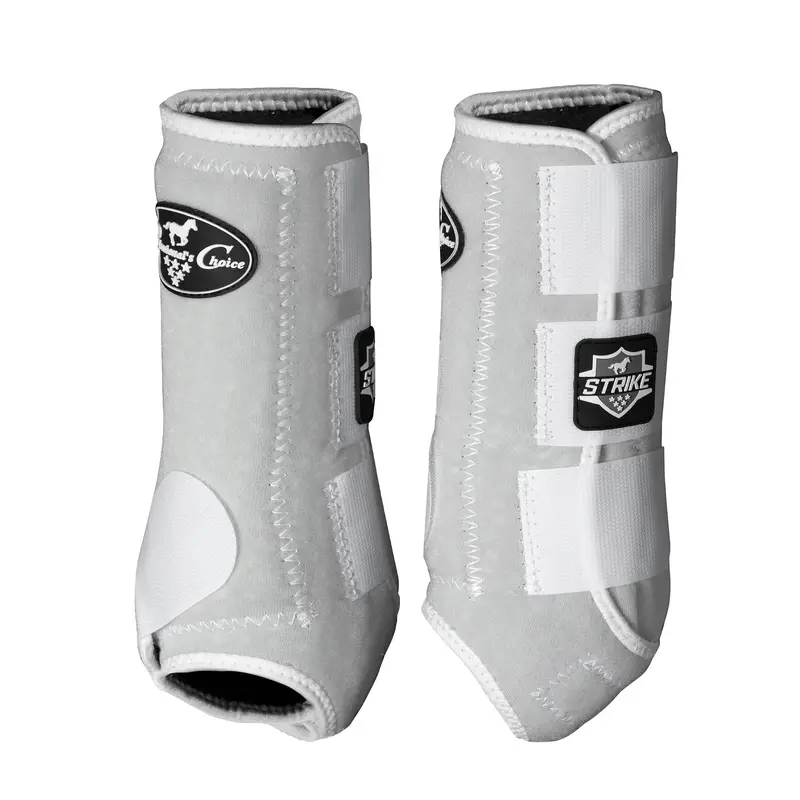 Professional's Choice Strike Front Sports Medicine Boots- White 1