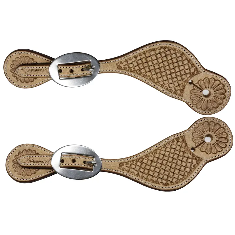Professional's Choice Women's Basket Stamped Roughout Spur Straps 1