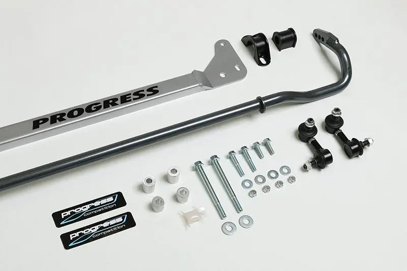 Progress Tech 96-00 Honda Civic Rear Sway Bar (22Mm - Adjustable) Incl Bar Brace And Adj End Links 1